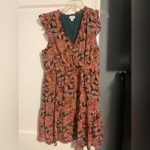 J. Crew Factory Floral Dress Women’s Size 14